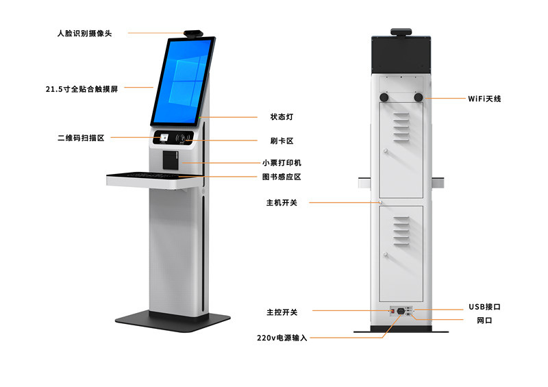 ="圖書館自助借還書機"title="圖書館自助借還書機"